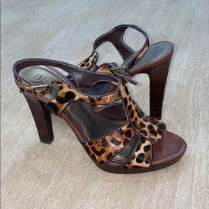 INC Animal print heels sz 9